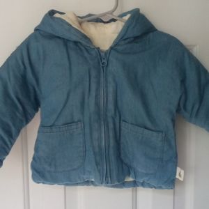 Baby gap chambray and down jacket